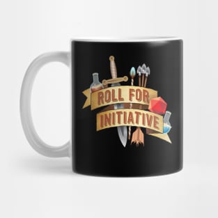 Roll For Initiative Tshirt Mug